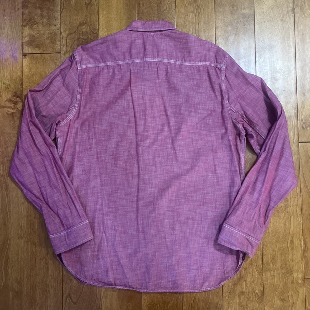 Gap 1969 Button Up Shirt Size L Red Casual Classic Outdoor Gorpcore Pockets - Picture 7 of 10